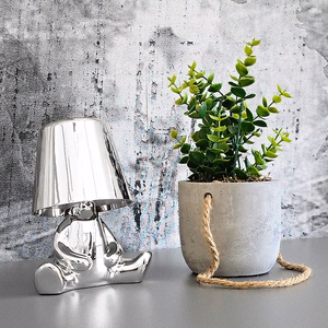 Night lamp hõbedane Man disain B