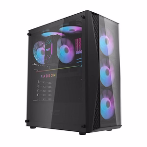 Darkflash DK352 Plus computer ümbris (must) + 4 RGB fans
