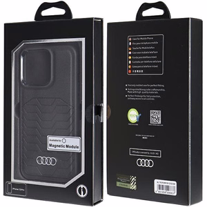 Audi Synthetic Leather ümbris with MagSafe jaoks iPhone 13 Pro / 13 - must