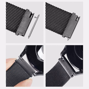 DUX DUCIS strap MILANESE stainless terasehall magnetic 22 mm kuldne
