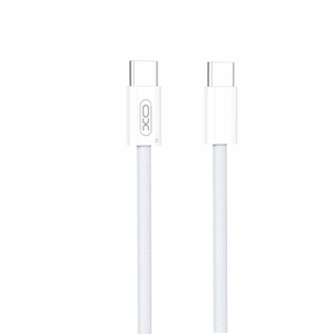 XO kaabel NB-Q260B PD USB-C - USB-C 1,5m valge 60W