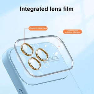 Soft Silicone Lens Ümbris jaoks Iphone 15 Pro Max light sinine