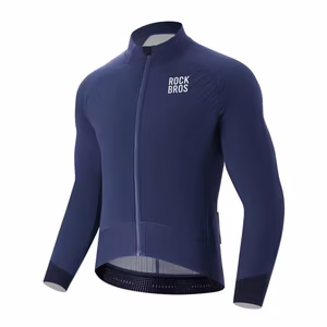 Rockbros YDWT014 Winter Fleece Double Layer Cycling Jacket Size XXL - Blue