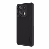 Nillkin Super Frosted Shield Pro Ümbris jaoks Xiaomi Redmi Note 13 Pro 4G / Poco X6 5G - must