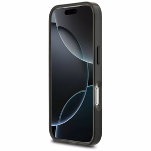 BMW M IML Metal Buttons Tricolor Lines MagSafe Ümbris jaoks iPhone 17 Pro Max - must