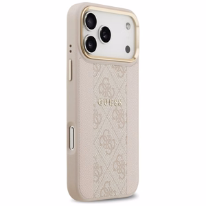 GUESS ümbris jaoks IPHONE 17 Pro Max compatible with MagSafe GUHMP17XPG4SEMCP (PU W/ 4G Stripe) roosa