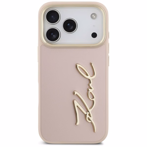 Karl Lagerfeld Karl Script Logo iPhone 17 Pro Ümbris - Roosa