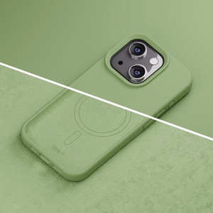 Etteri Silikoon Mag ümbris for iPhone 15 6,1" heleroheline