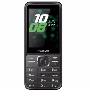 Maxcom MM 244 SE GSM mobiiltelefon, must