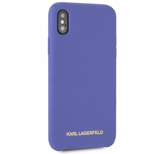 Karl Lagerfeldi silikoonist iPhone X/Xs ümbris - lilla