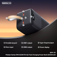 External battery Akupank Remax RPP-117 22.5W 50000mAh must