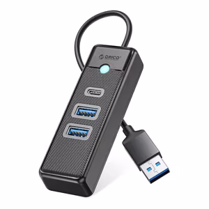 Orico PWC2U-U3 3-port USB hub 2x USB-A 3.0 1x USB-C 3.0 0.5 m - black