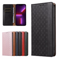 Magnet Strap Ümbris jaoks Samsung Galaxy S23 Flip Wallet Mini Lanyard Stand must