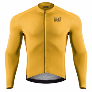 Rockbros 15120015023 ROAD TO SKY men's long sleeve cycling jersey S - yellow