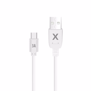 Maxlife cable USB - USB-C 0,5 m 3A white