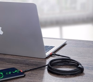 Baseus cable Cafule PD USB-C - USB-C 2,0 m 5A punane-must 100W