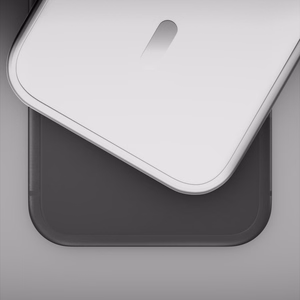 3mk Smoke MagCase iPhone Airi jaoks - valge-läbipaistev