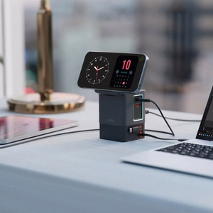 SBS Power Dock 6-in-1 with MagSafe, Stand, and USB-C Cables 65W – Black