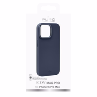 Puro Icon Mag Pro MagSafe Silicone Ümbris jaoks iPhone 15 Pro Max - Dark Sinine