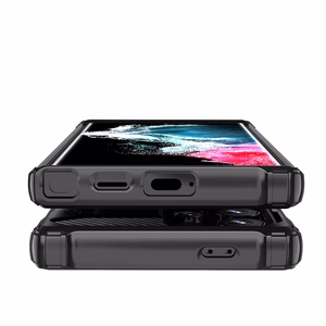 Hybrid Armor Ümbris jaoks Samsung Galaxy S25 Ultra Armored Hybrid Ümbris - must