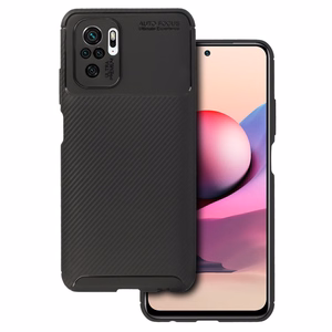 Tel Protect Carbon Elite jaoks Xiaomi Redmi Note 10/Note 10S/Poco M5S Must