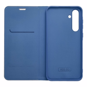 Чехол-книжка для Samsung A27 Luna Book Carbon синий