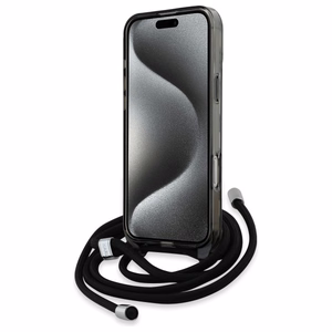 Karl Lagerfeld IML Crossbody Monogram Karl & Choupette Head MagSafe Ümbris jaoks iPhone 16 Pro Max - must