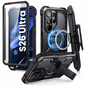 Supcase iBlason ArmorBox Clip Mag MagSafe Ümbris for Samsung Galaxy S26 Ultra - must