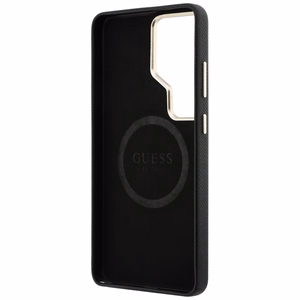 Guess ümbris Rhinestone Round Logo MagSafe for Samsung Galaxy S26 Ultra must