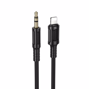 Borofone Kaabel AUX BL25 Nice - Lightning to jack 3,5mm - 1 metre must