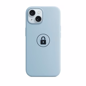 Ümbris "Silicone Case v2" iPhone 15 / Helesinine / pakendis