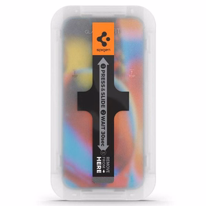 Spigen Glas.tR EZ Fit karastatud klaas iPhone 13 / 13 Pro / 14 / 16e jaoks - 2 tk.