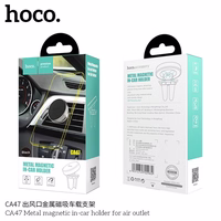 Car phone Hoidja Hoco CA47 jaoks using on ventilation grille, magnetic, must