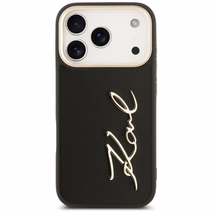 Karl Lagerfeld Karl Script Logo Ümbris jaoks iPhone 17 Pro - Must