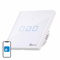 Nutikas Lüliti WiFi + RF 433 Sonoff T2 EU TX (3-channel) updated