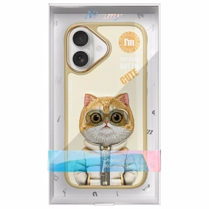 Nimmy Cool&Cute 2.0 Cat Ümbris jaoks iPhone 16 - Roheline