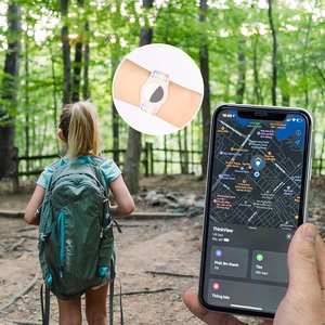 TECH-PROTECT NYLON KIDS APPLE AIRTAG ROOSA