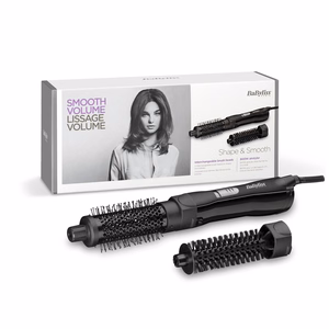BaByliss Shape & Smooth AS82E – soojendusega juuksesirgendushari, 800 W, must