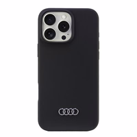 Audi Silicone Ümbris iPhone 16 Pro Max 6.9" must/must hardcase AU-LSRIP16PM-Q3/D1-BK
