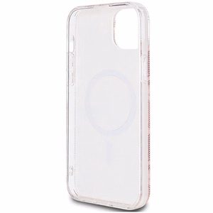 GUESS ümbris jaoks IPHONE 15 compatible with MagSafe GUHMP15SHGCUSTGP (IML GCUBE) roosa