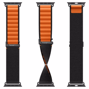 SPIGEN WBF1 rihm APPLE WATCH 6 / 7 / 8 / 9 / 10 / SE / ULTRA 1 / 2 (44 / 45 / 46 / 49 MM) must/oranž
