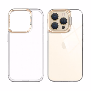 Läbipaistev TPU Ümbris jaoks Iphone 15 Plus kuldne