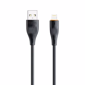T-PHOX CABLE X-LITE LIGHTNING BLACK 1M 3A