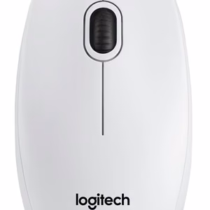Logitech B100 Оптическая мышь USB белая OEM