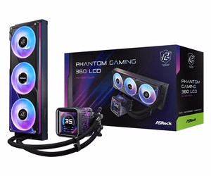 ASRock Phantom Gaming 360 LCD jahutus