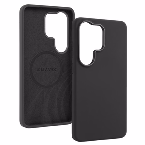 Liavec Silky ümbris metallist kaamera raamiga Samsung Galaxy S26 Ultra jaoks must