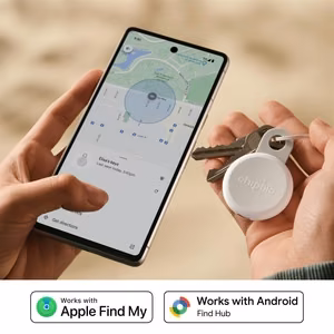 Chipolo LOOP – laetav Bluetooth jälgija silikoonsilmusega iOS & Android, Chalk