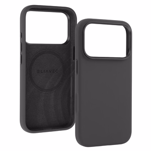 Liavec Silky ümbris metallist kaameraraamiga mudelile iPhone 18 Pro/17 Pro, must