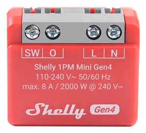 Shelly 1PM Mini Gen4 Kontroller Zigbee/Matter