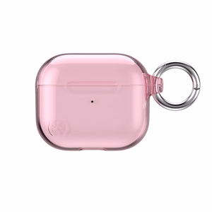 Speck Presidio Clear ümbris Apple AirPods 3 kõrvaklappidele, Microban mikroobivastase kaitsega, Icy Pink värvitoonis